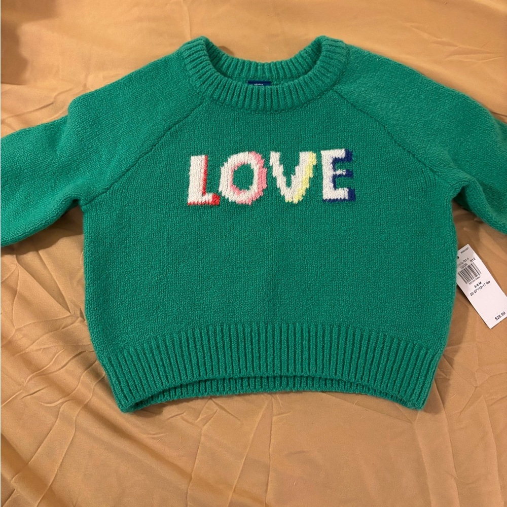 NWT green old navy sweater